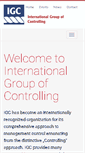 Mobile Screenshot of igc-controlling.org